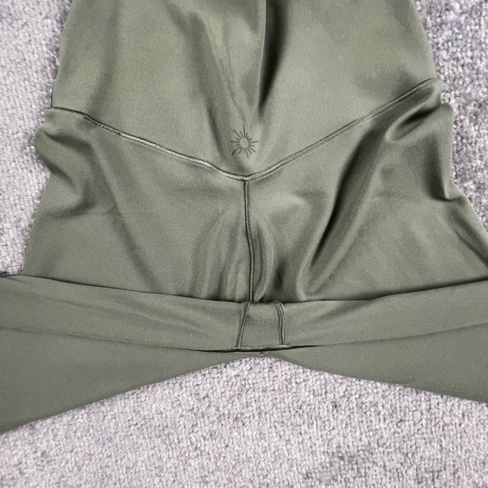 OFFLINE by Aerie Real Me 7/8 Leggings Olive Green Crossover High Rise Small - Picture 5 of 12